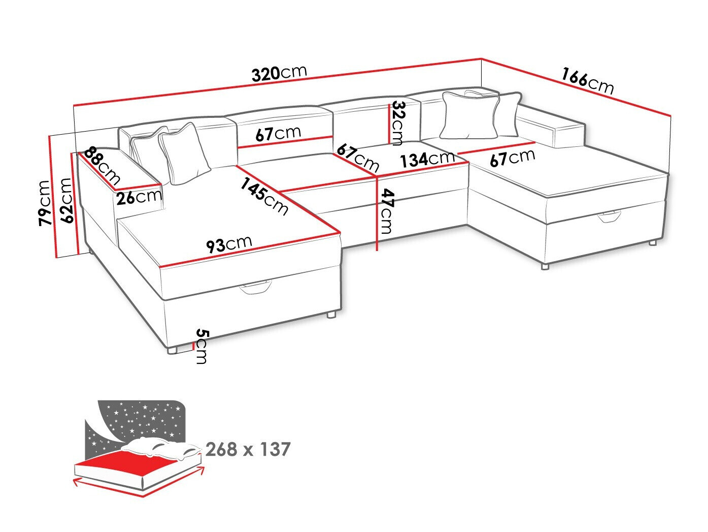 Kutna garnitura Clovis 115 (Poso 34)