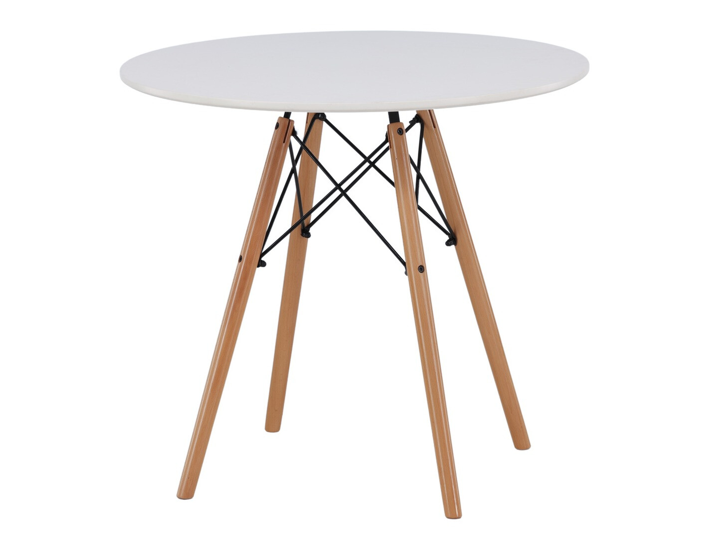 Blagovaonski set Dallas 4244 (Bijela + Svijetlo smeđa)