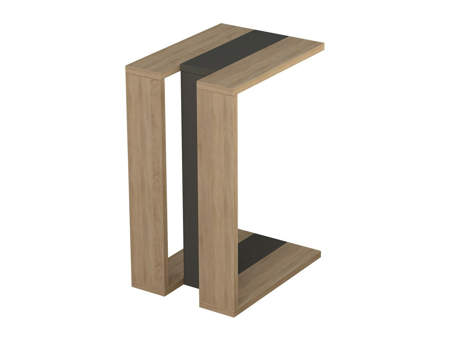 Pomoćni stolić Kailua 1380 (Antracit + Hrast)