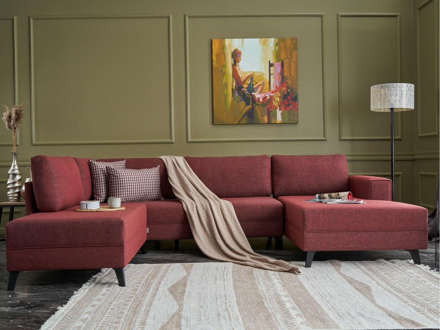 Kutna garnitura Altadena 315 (Bordo)