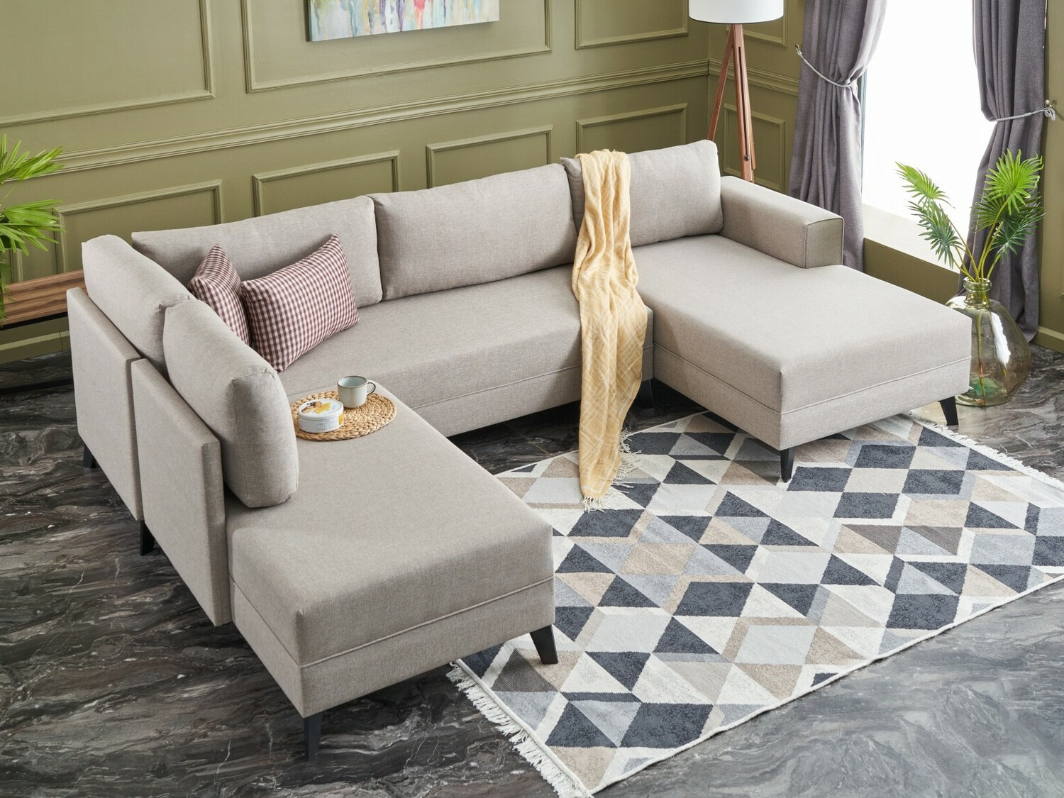 Kutna garnitura Altadena 315 (Krem)