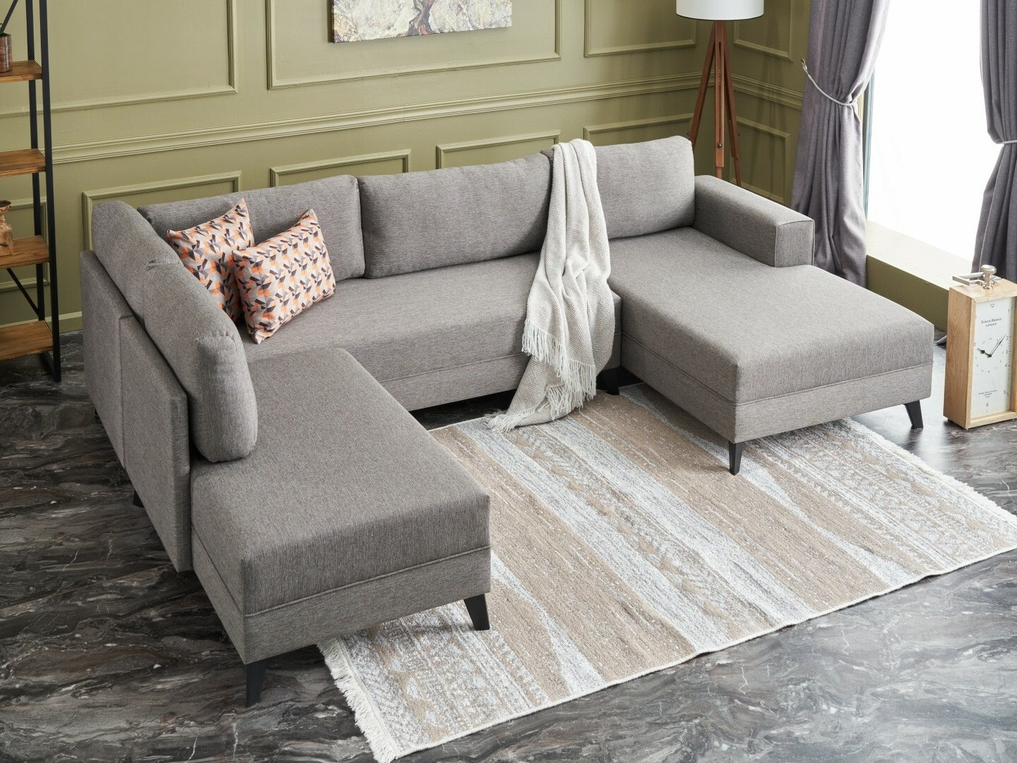 Kutna garnitura Altadena 315 (Siva)