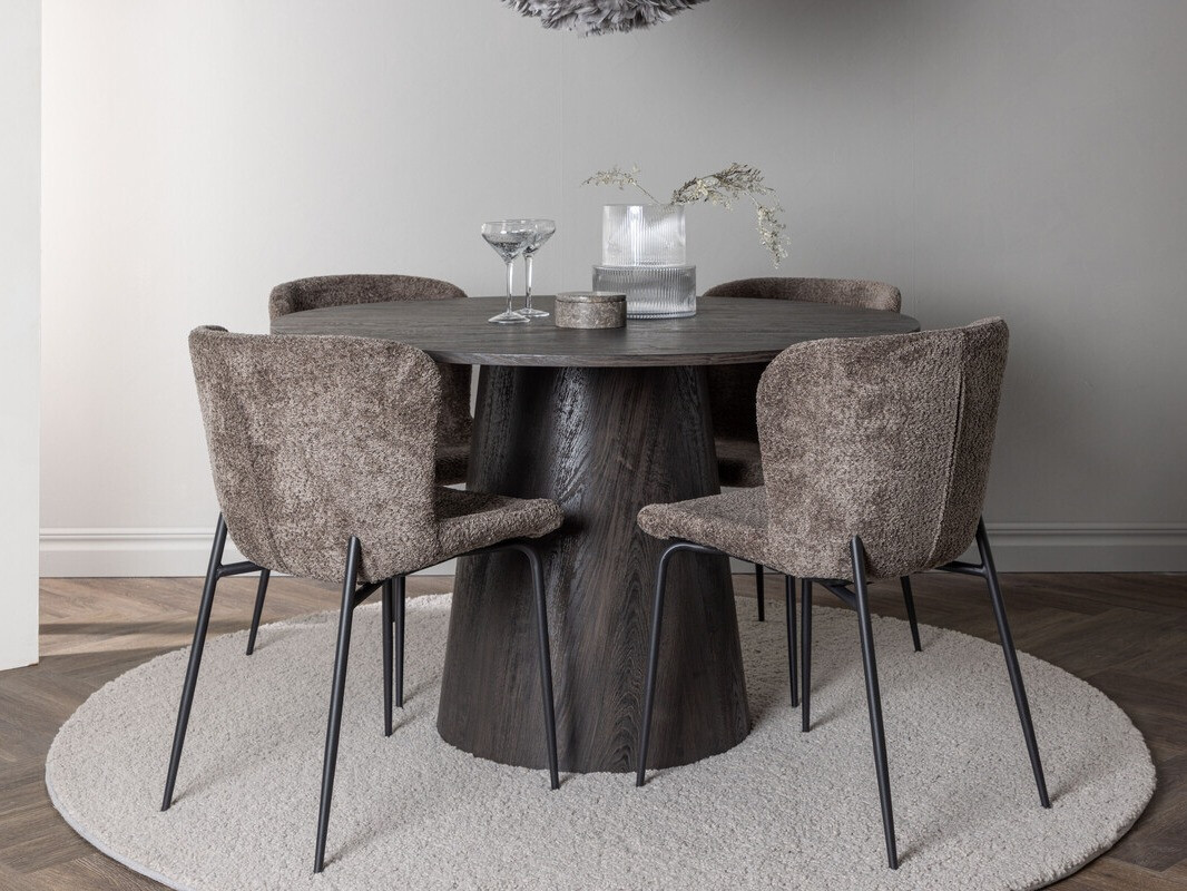 Blagovaonski set Dallas 4257 (Tamno smeđa)