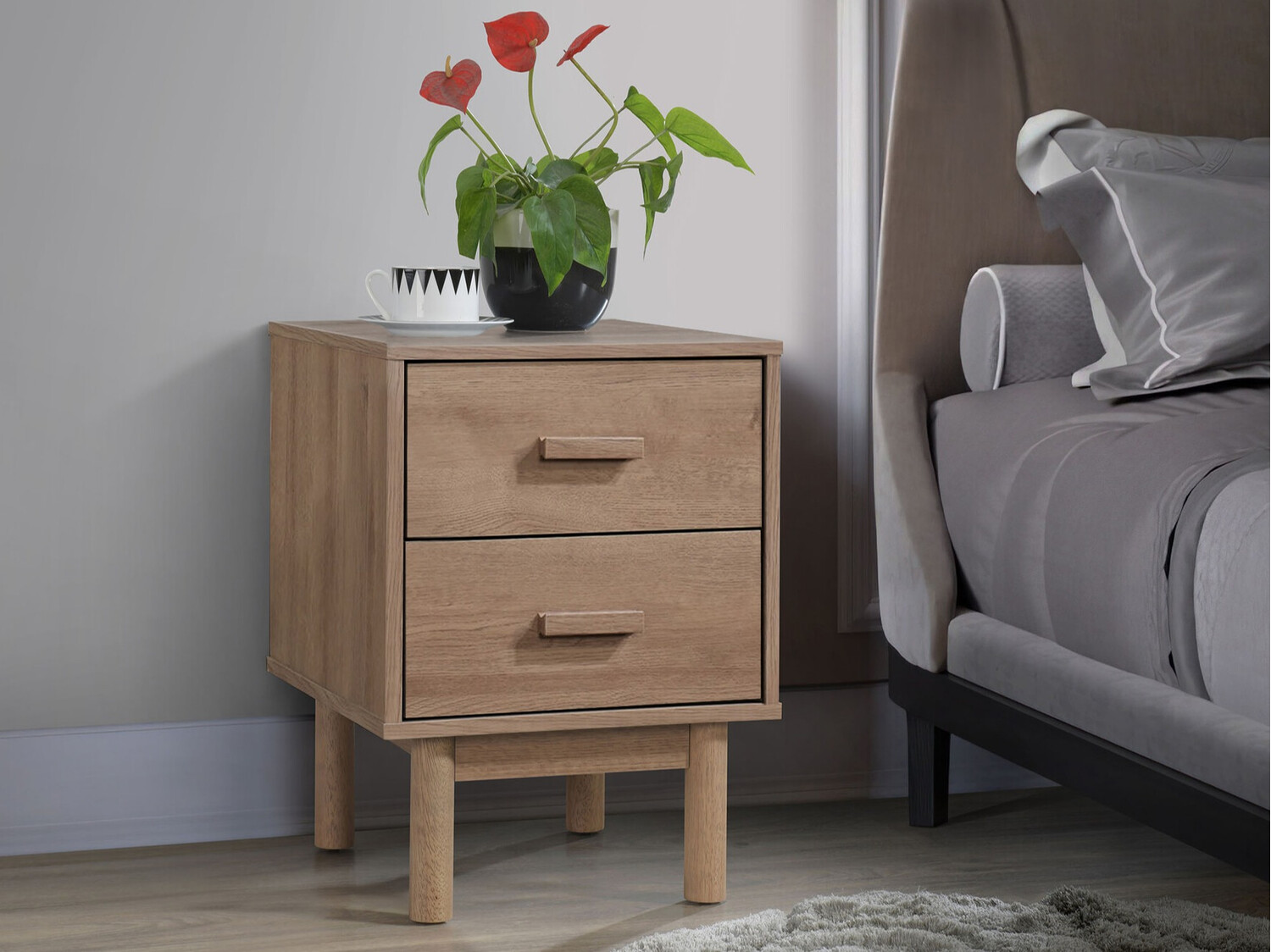 Noćni ormarić Nolcalu 102 (Hrast)