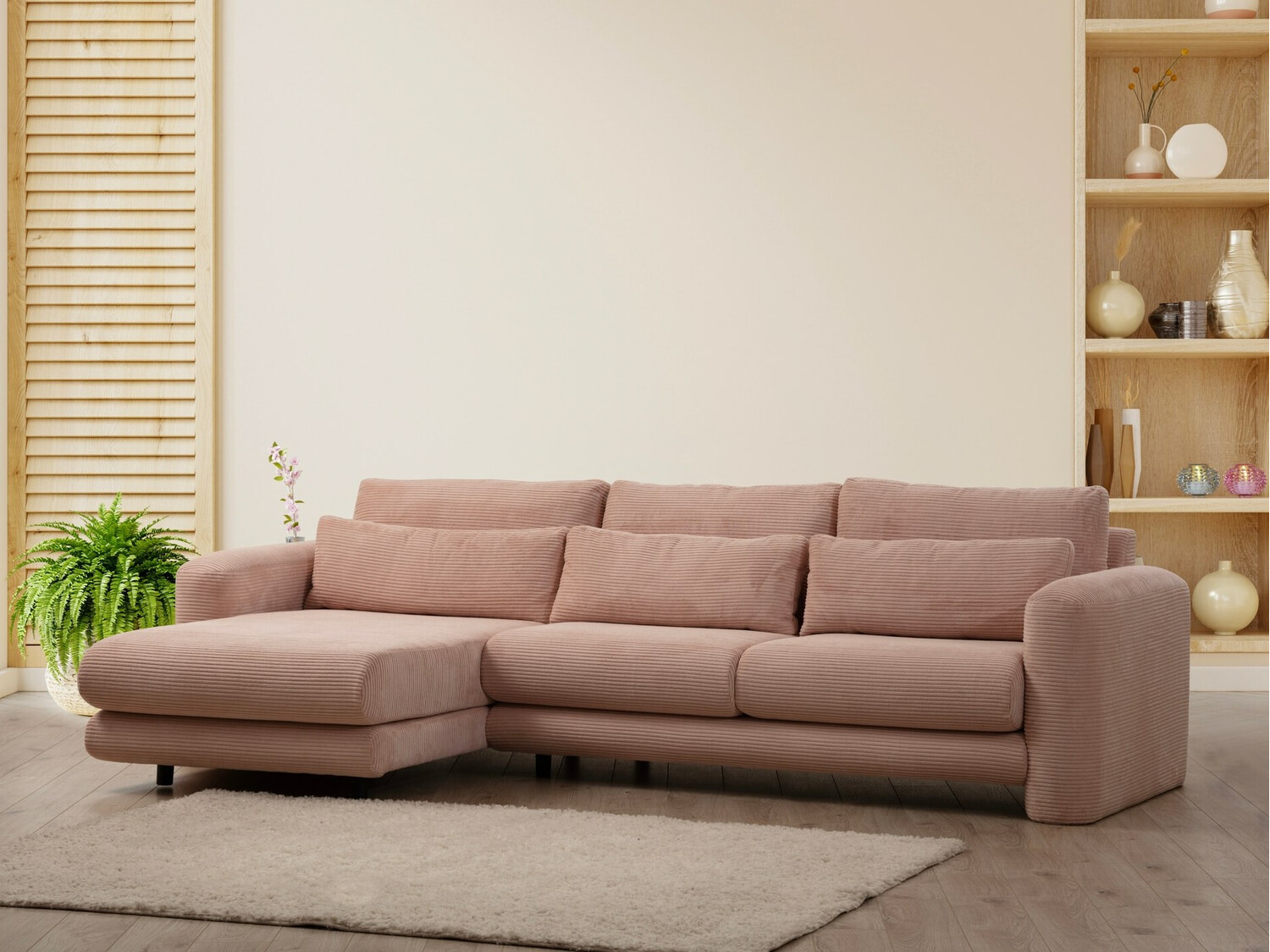 Kutna garnitura Altadena 333 (Zagasito ružičasta)