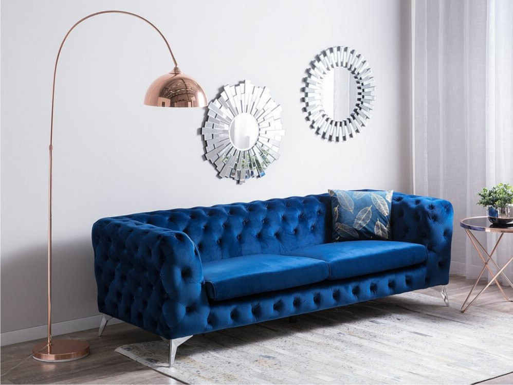 Chesterfield kauč Berwyn 185 (Plava)