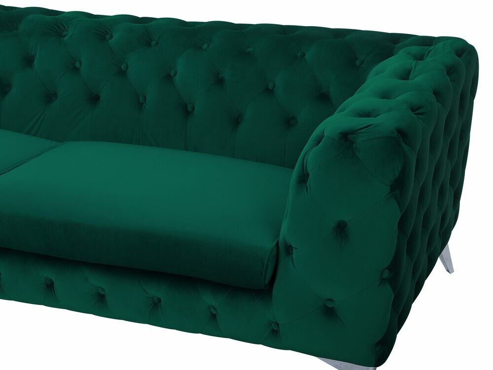 Chesterfield kauč Berwyn 185 (Zelena)