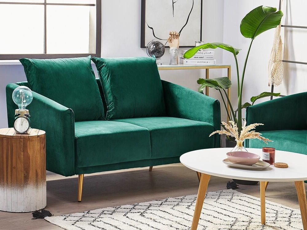 Kauč Berwyn 193 (Zelena + Zlatna)