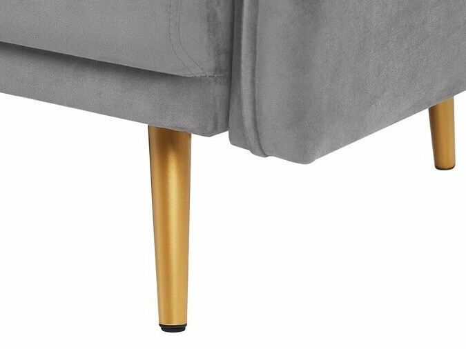 Tapecirani namještaj Berwyn 206 (Siva + Zlatna)