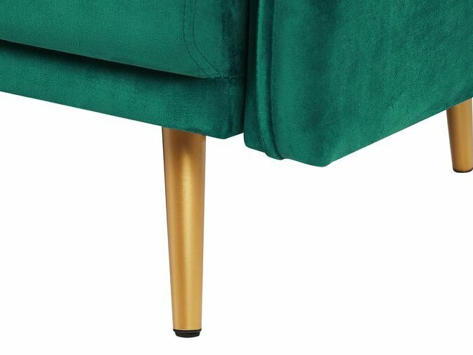 Tapecirani namještaj Berwyn 206 (Zelena + Zlatna)