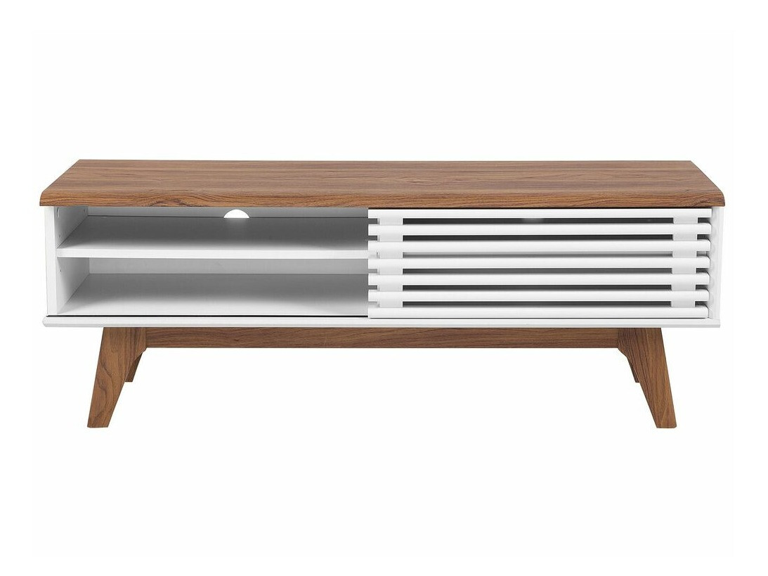 TV stol Berwyn 210 (Bijela + Tamno drvo)