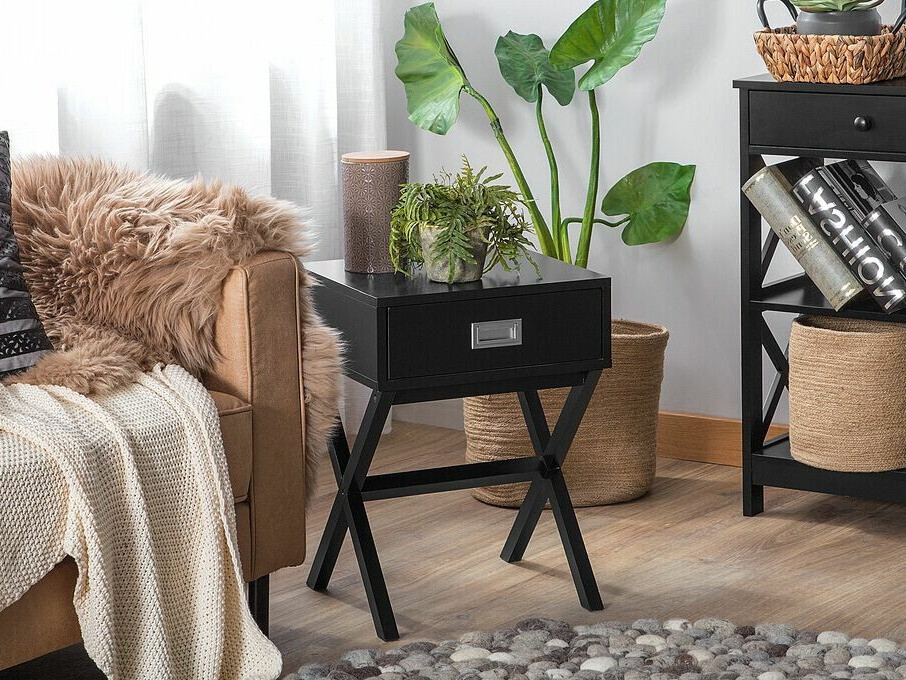 Noćni ormarić Berwyn 265 (Crna)