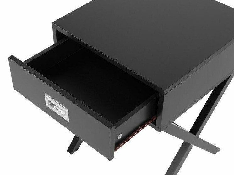 Noćni ormarić Berwyn 265 (Crna)