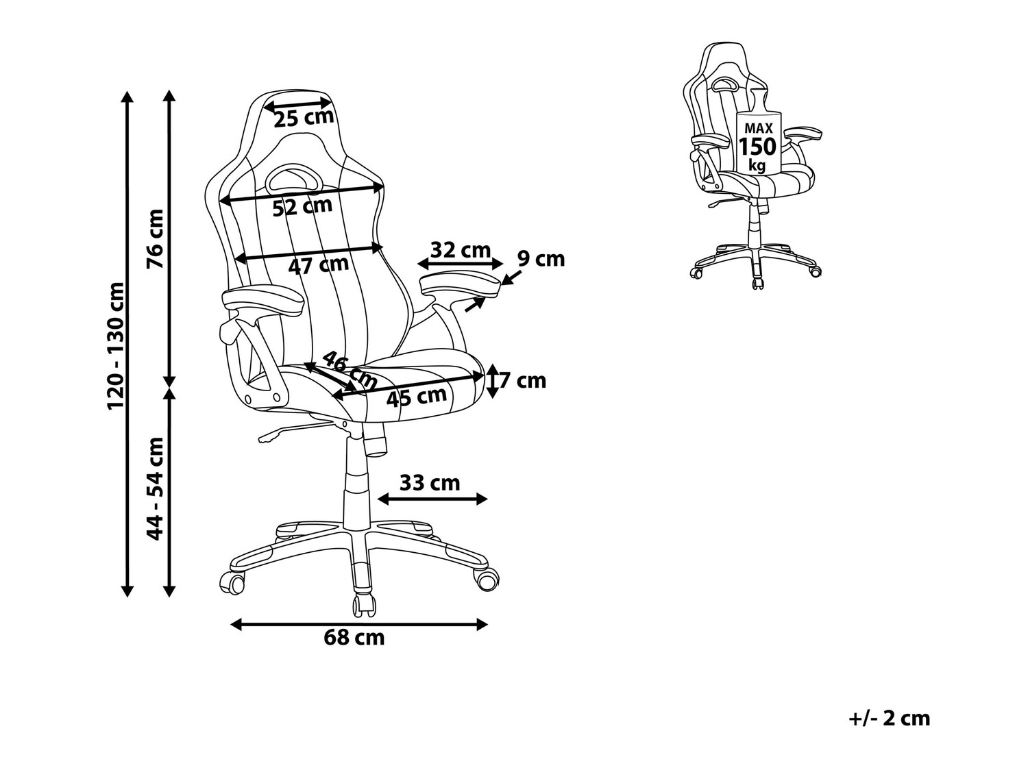 Uredska stolica Berwyn 268