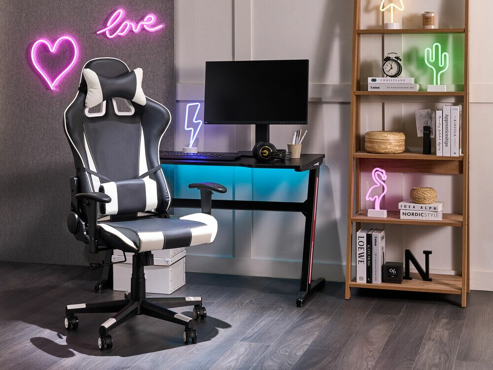 Gaming stolica Berwyn 308 (Bijela + Crna)