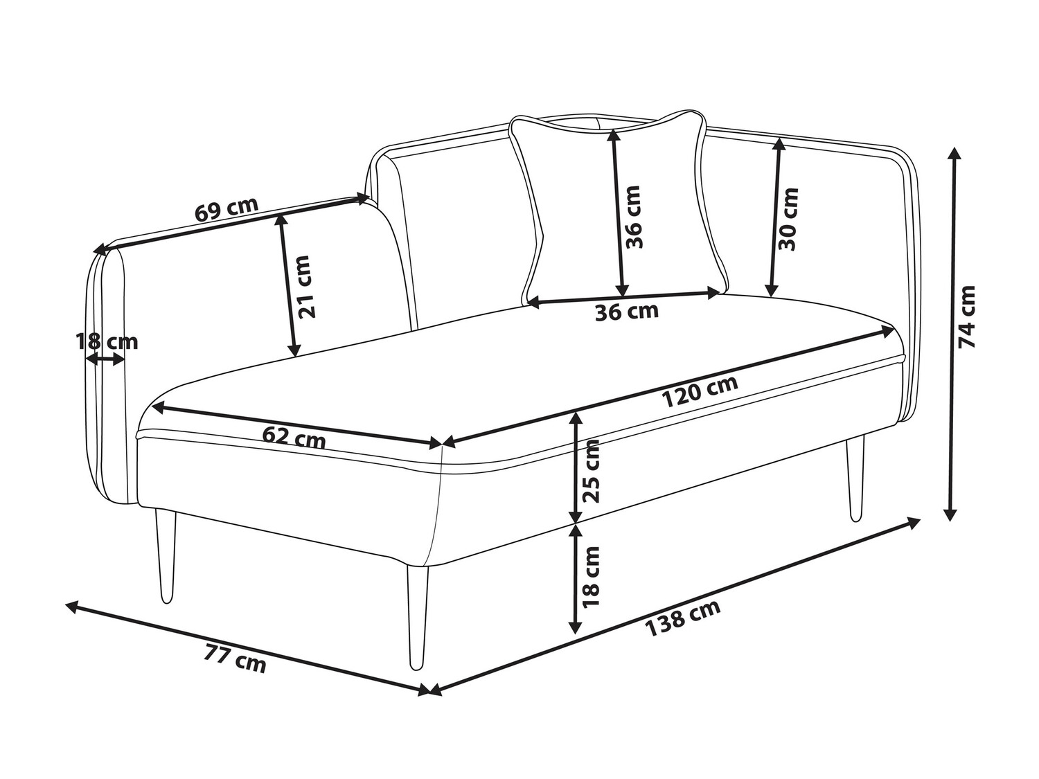 Ležaj Berwyn 311 (Bež)