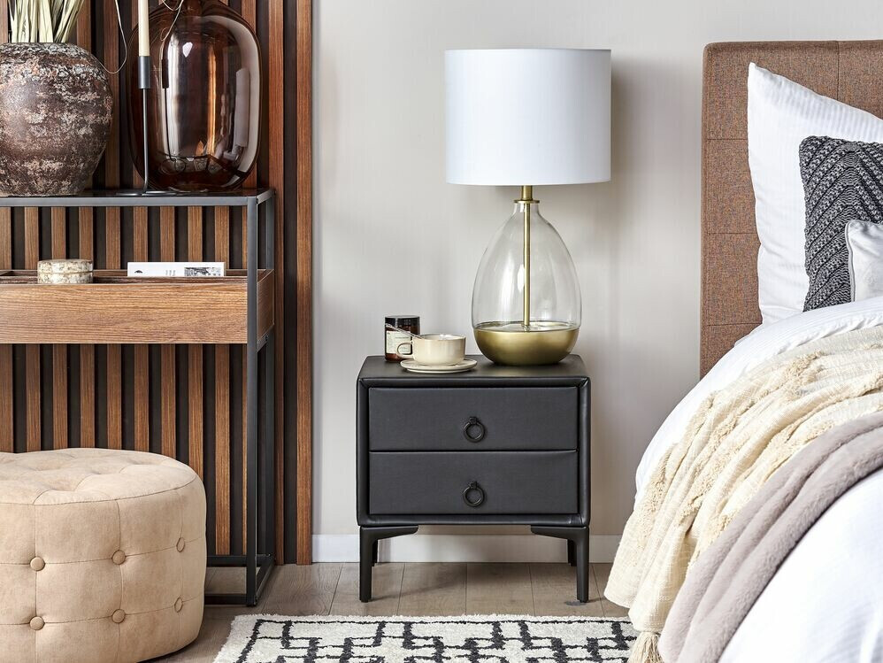 Noćni ormarić Berwyn 305 (Crna)