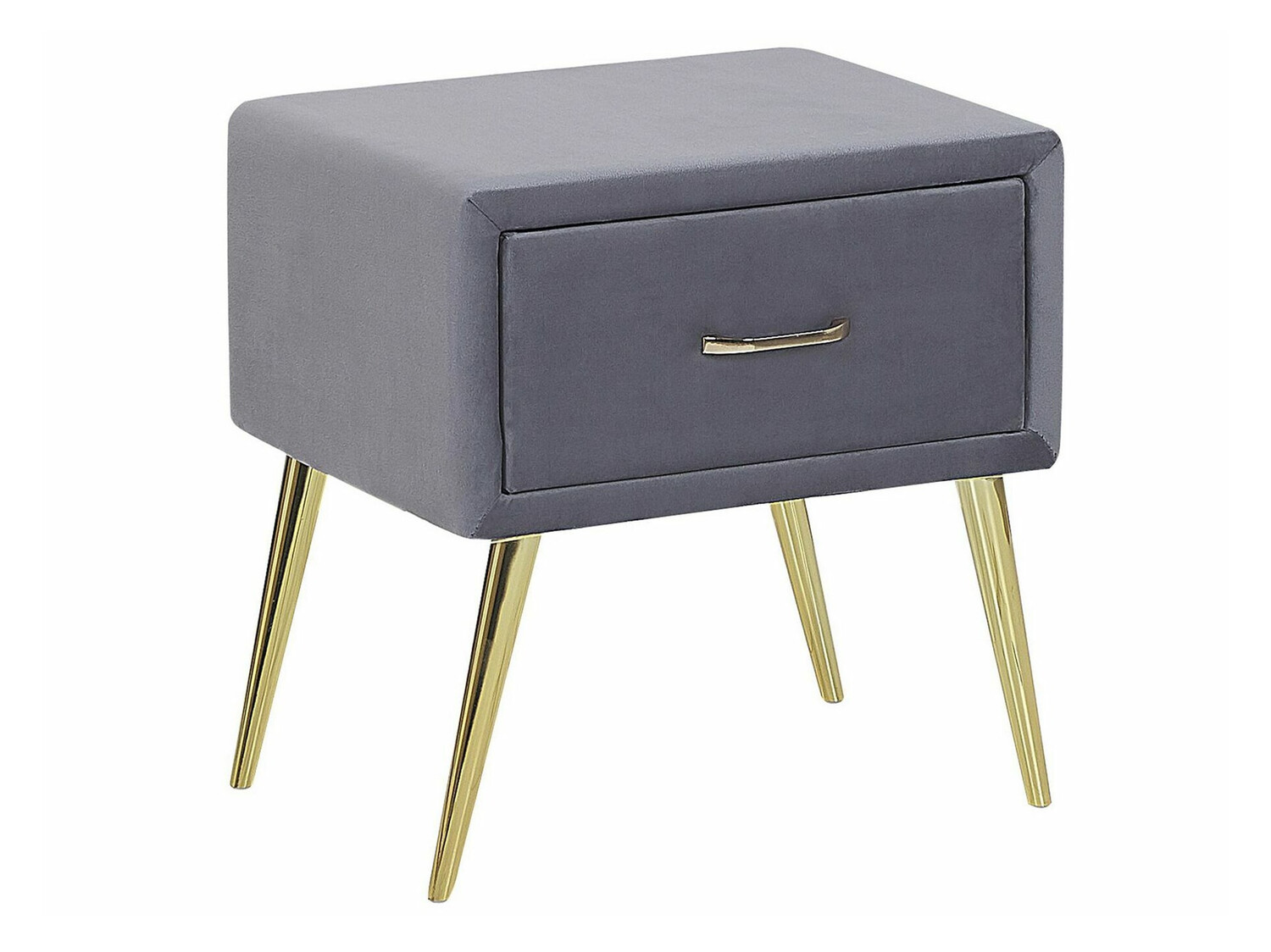 Noćni ormarić Berwyn 325 (Siva + Zlatna)