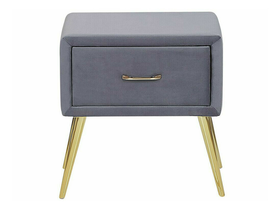 Noćni ormarić Berwyn 325 (Siva + Zlatno)