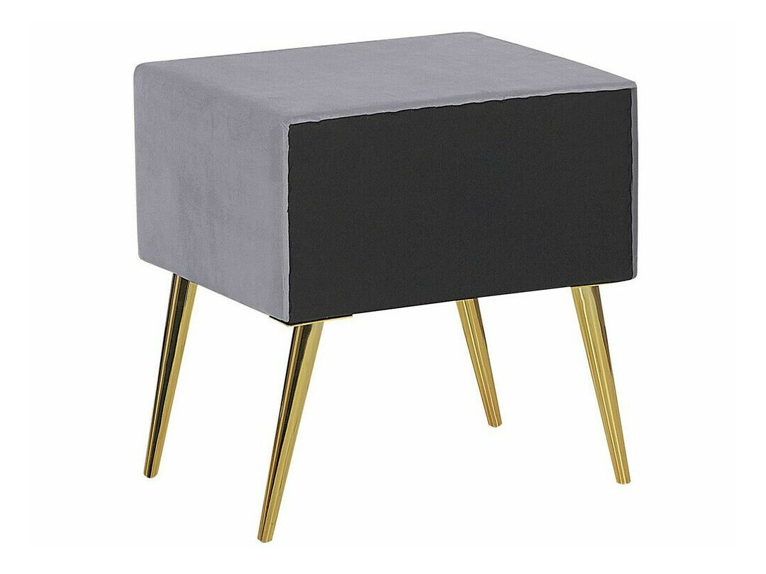 Noćni ormarić Berwyn 325 (Siva + Zlatno)