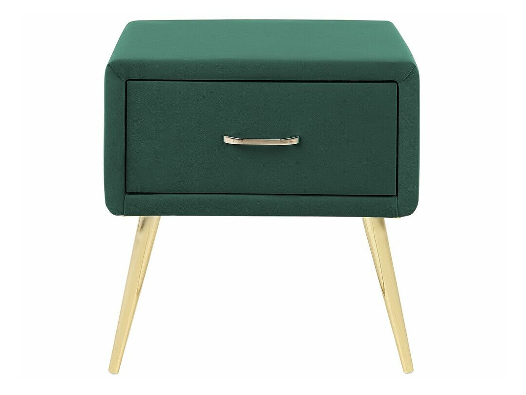 Noćni ormarić Berwyn 325 (Zelena + Zlatna)