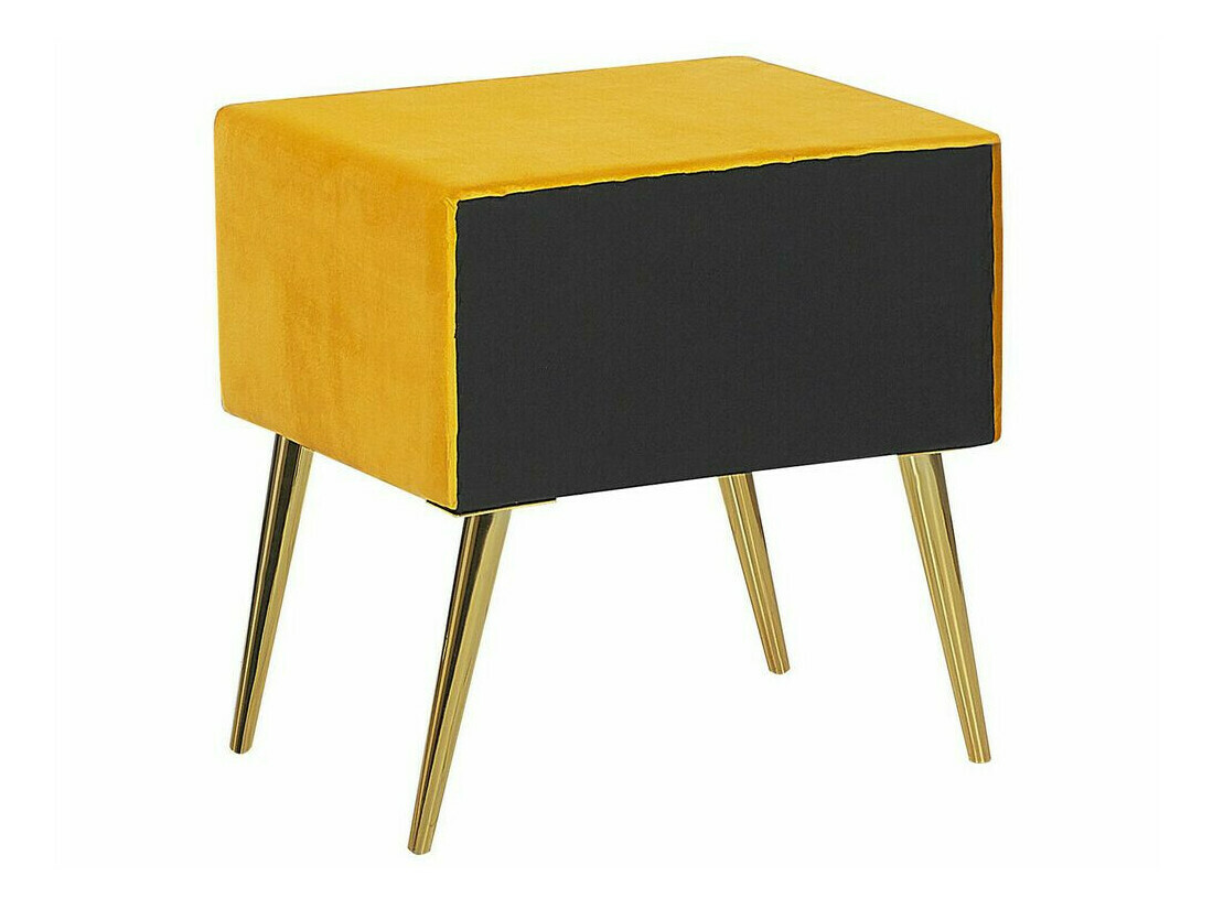 Noćni ormarić Berwyn 325 (Žuta + Zlatna)