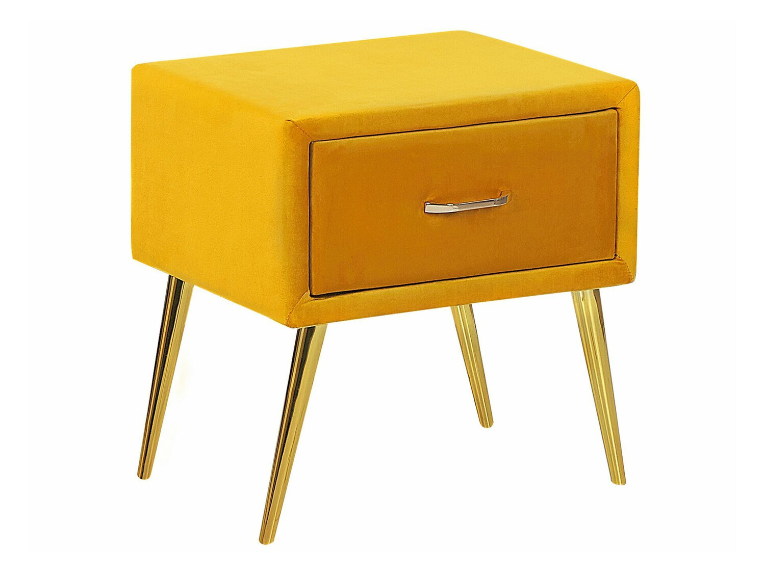 Noćni ormarić Berwyn 325 (Žuta + Zlatno)