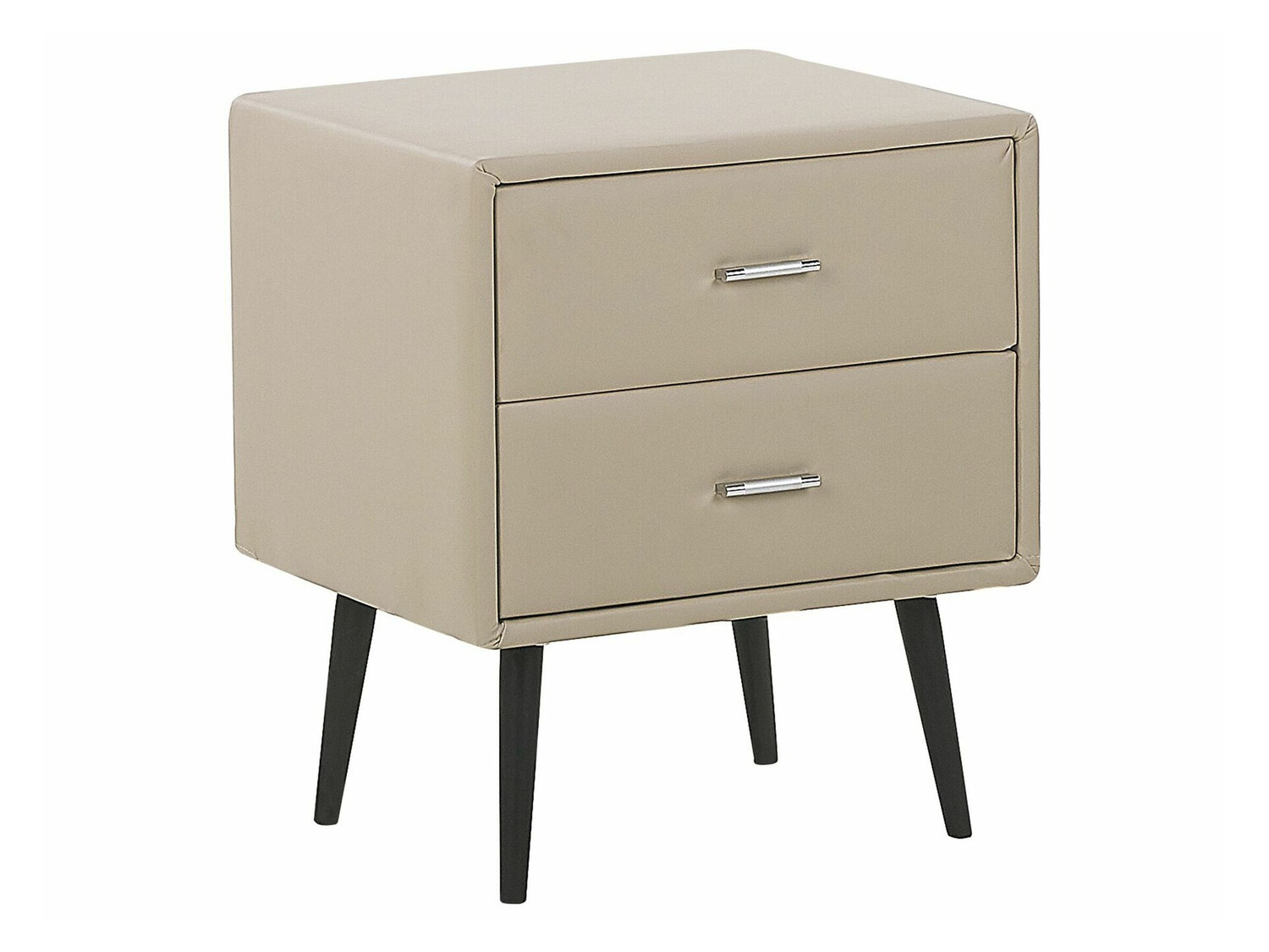 Noćni ormarić Berwyn 337 (Bež + Crna)