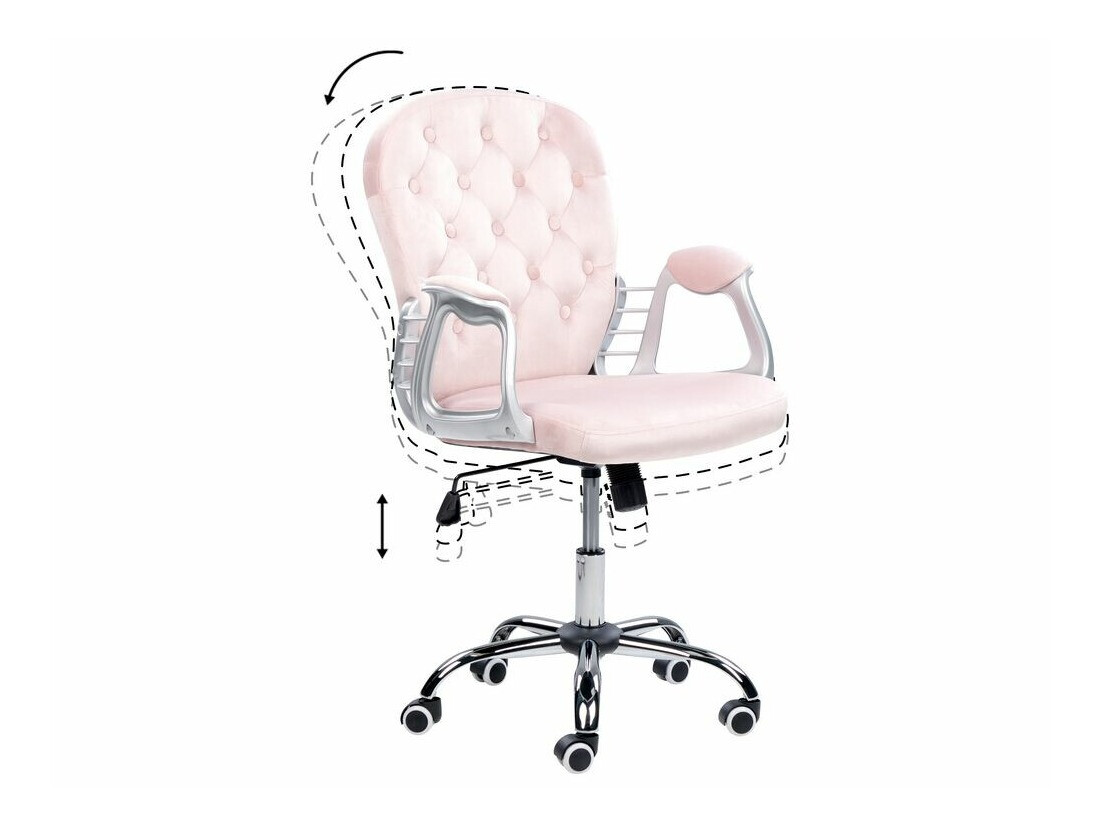 Uredska stolica Berwyn 336 (Ružičasta)