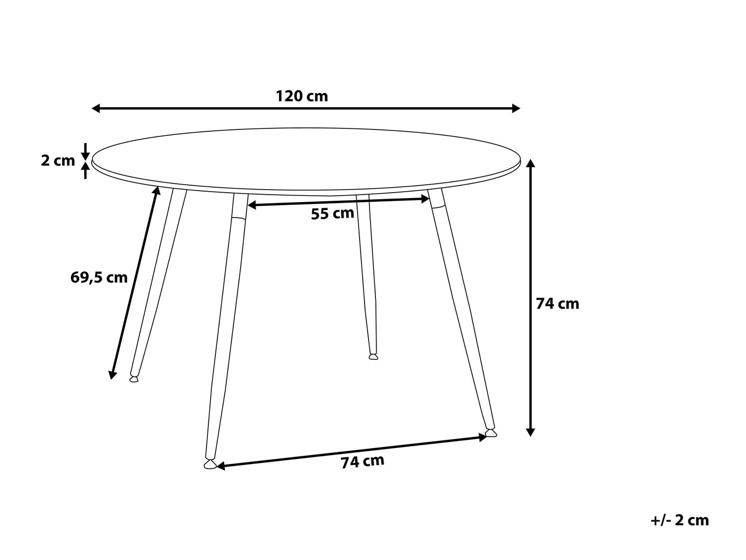 Stol Berwyn 393 (Crna + Svijetlo drvo)