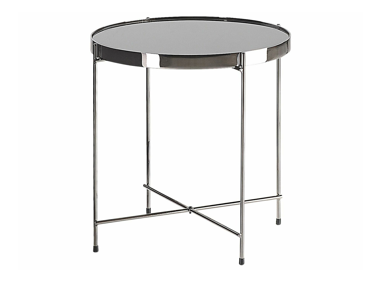 Pomoćni stol Berwyn 400 (Crna + Srebro)