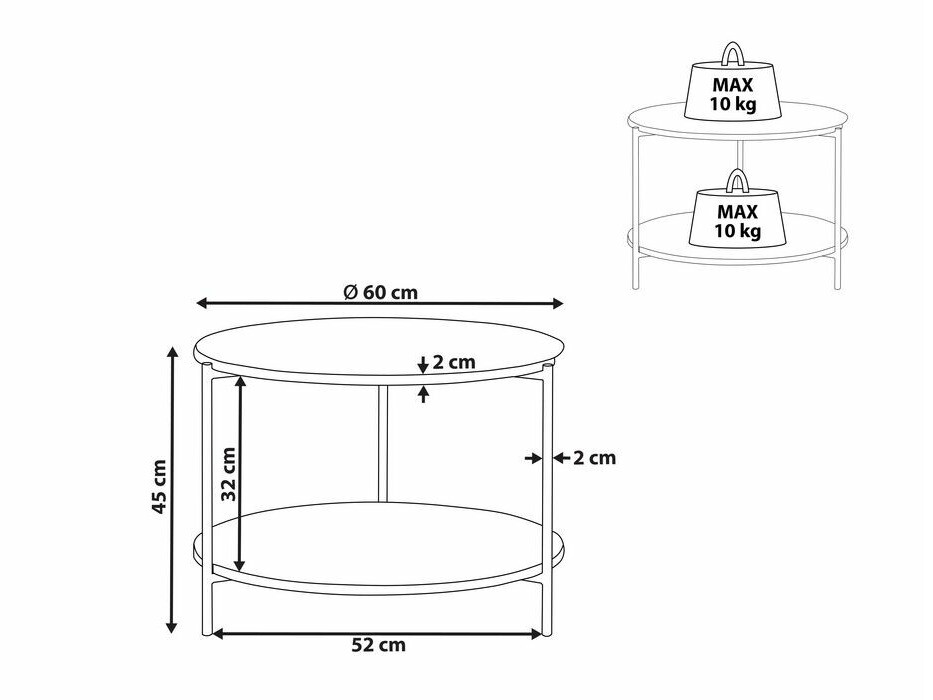Stolić za kavu Berwyn 411