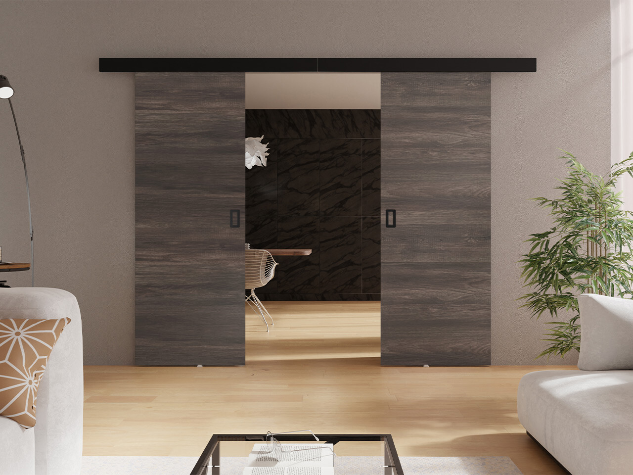 Klizna vrata Dover 199 (Tamni jasen)