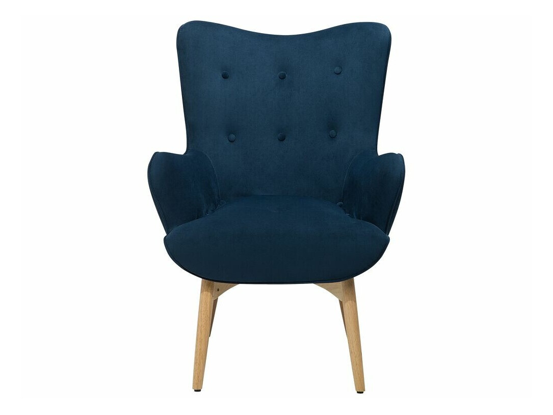 Fotelja Berwyn 450 (Plava + Svijetlo drvo)