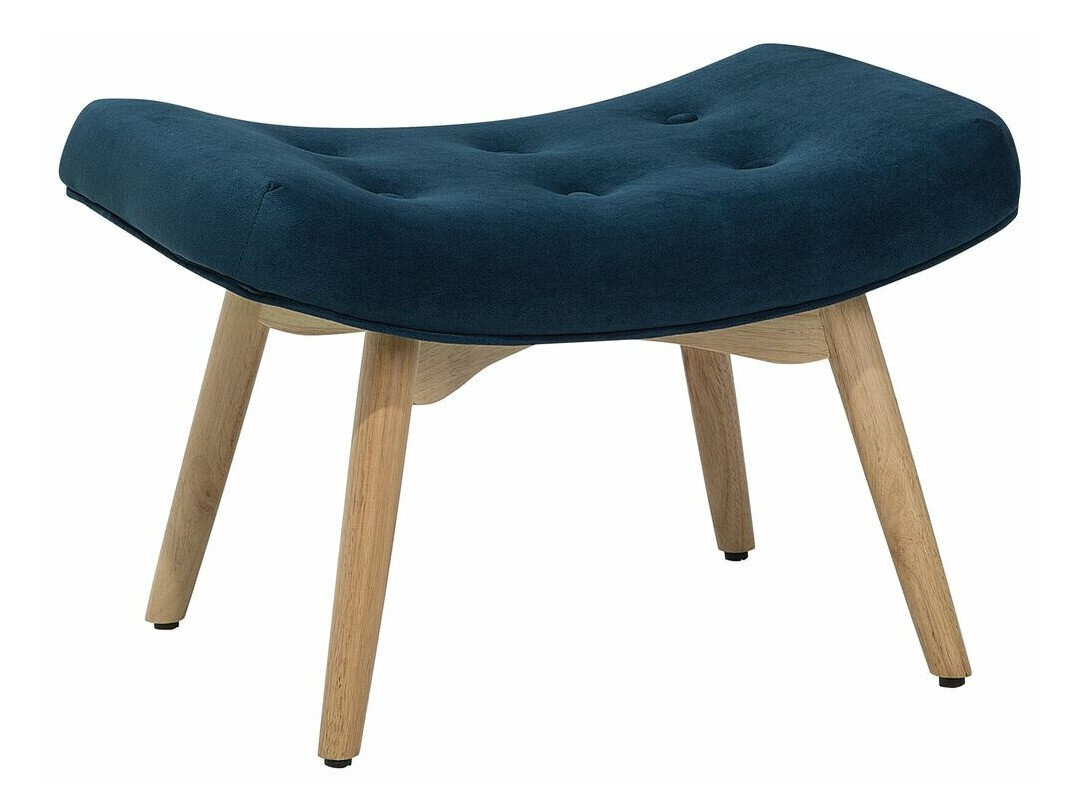 Fotelja Berwyn 450 (Plava + Svijetlo drvo)