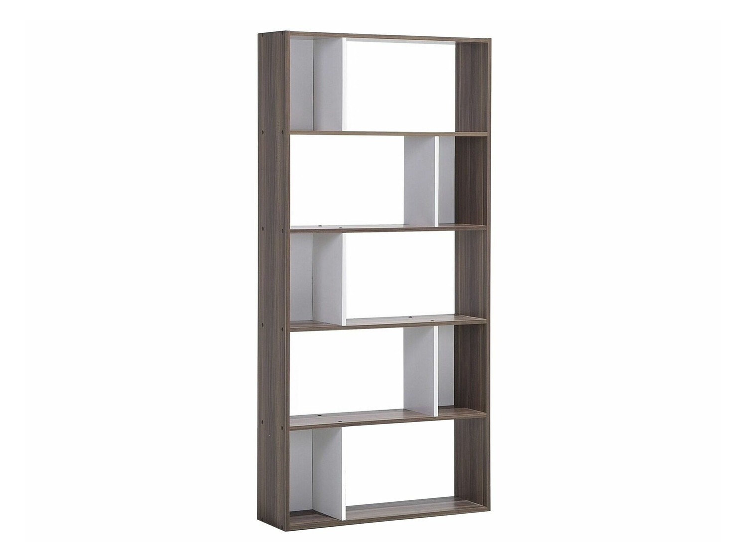 Polica Berwyn 480 (Tamno drvo + Bijela)