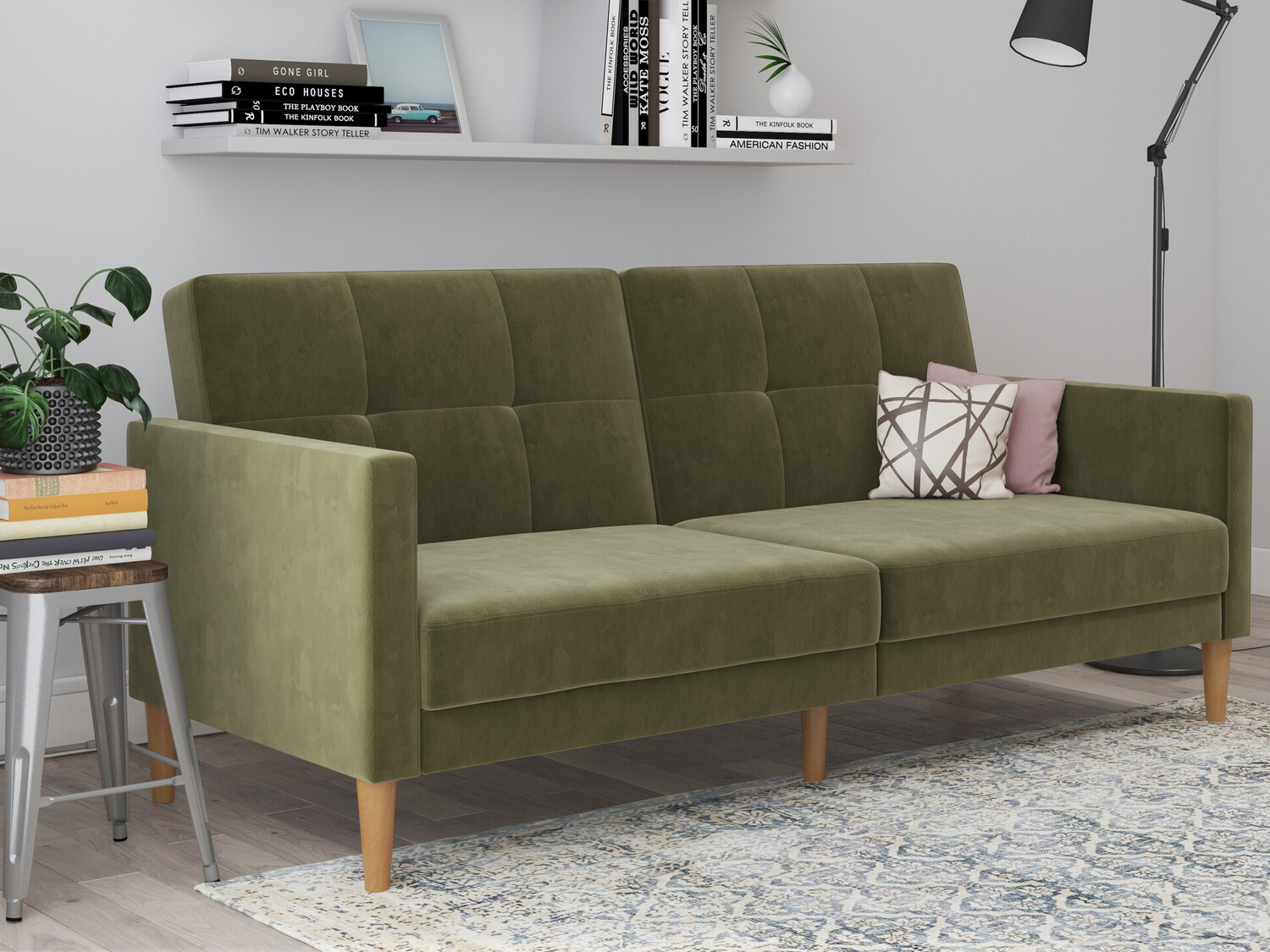 Kauč na razvlačenje Denton 1178 (Kaki)