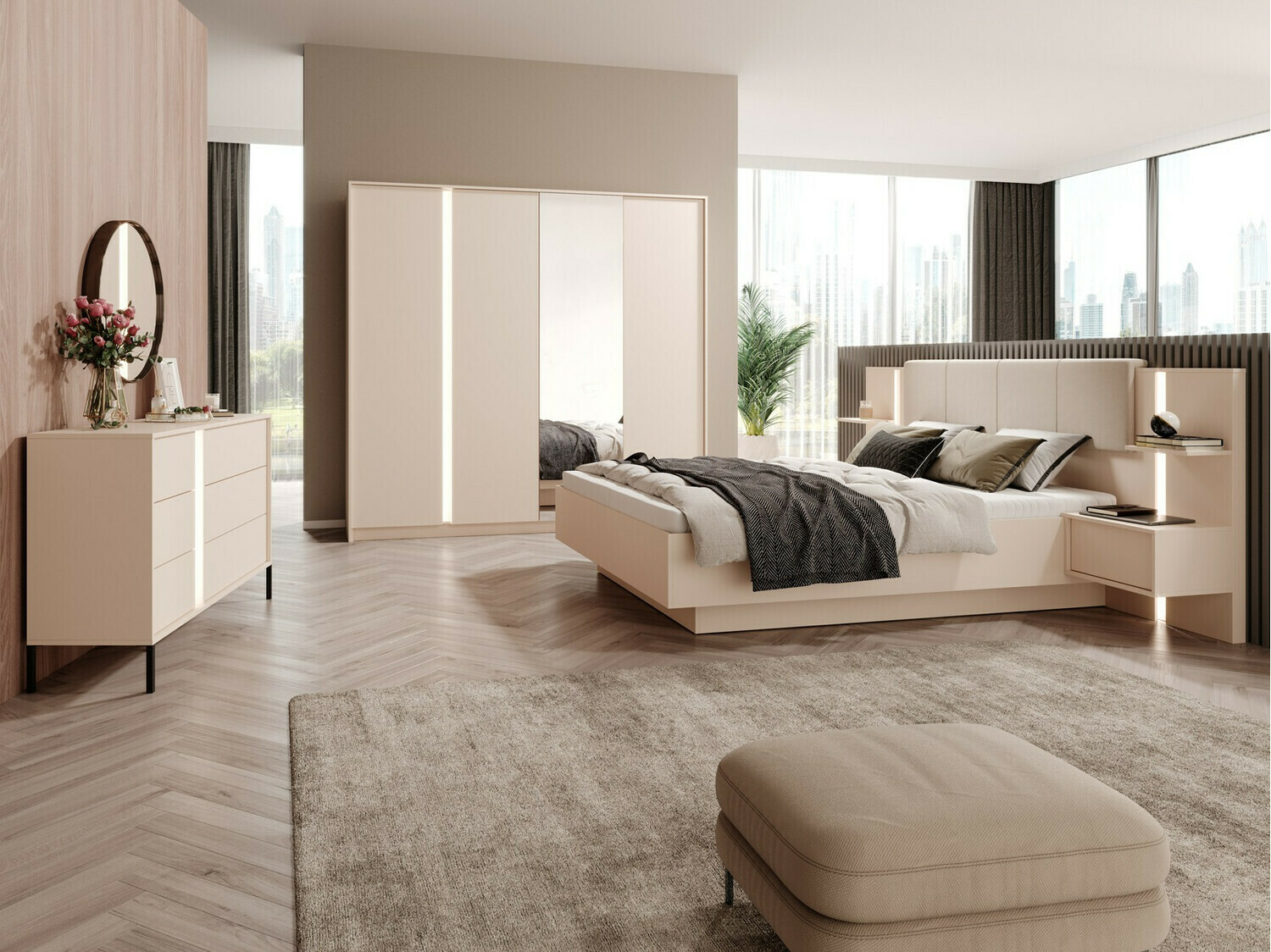 Set za spavaću sobu Orltoru 114