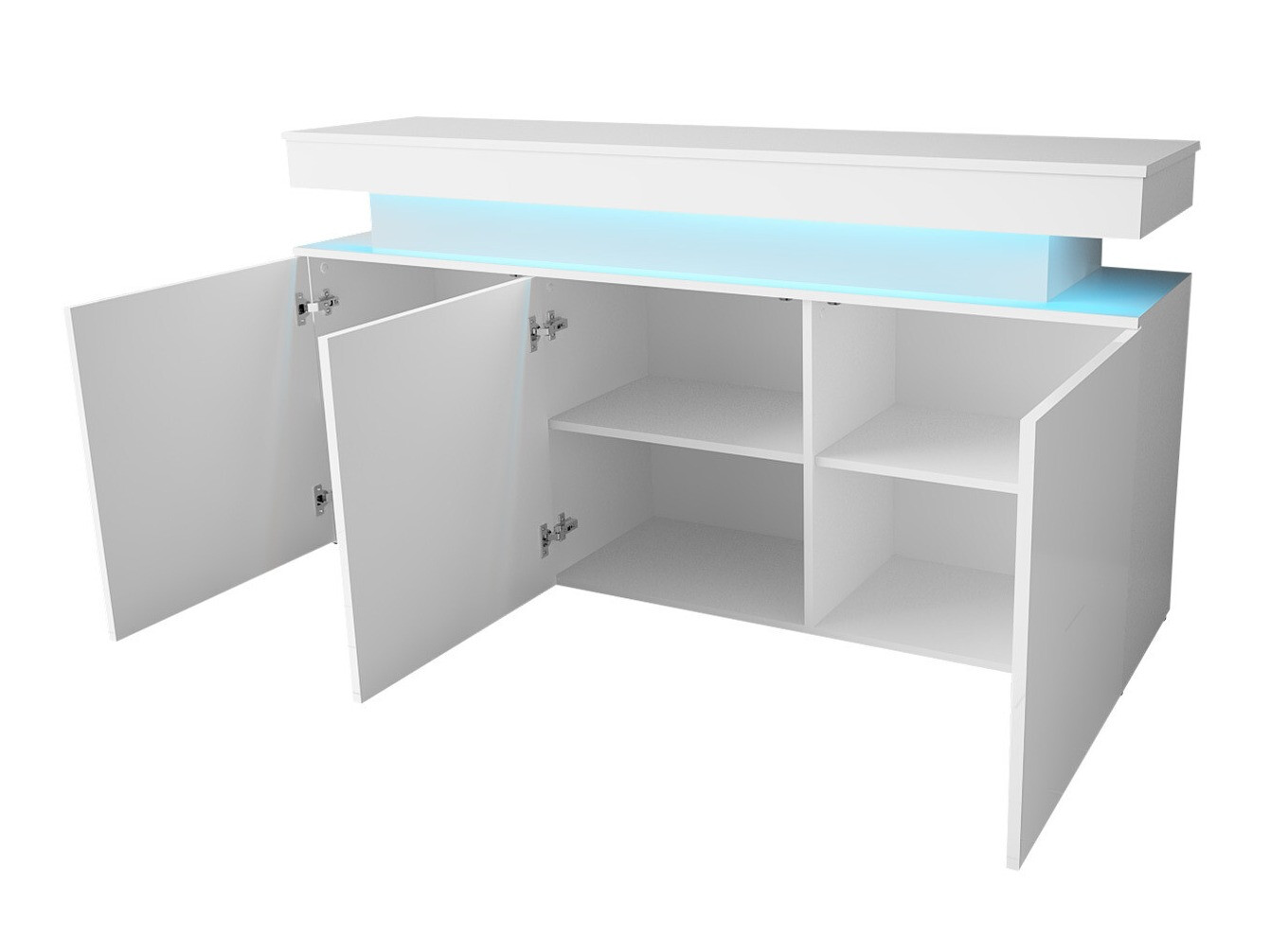 Dnevni boravak Monfero 106 (Crna + Sjajno crna)