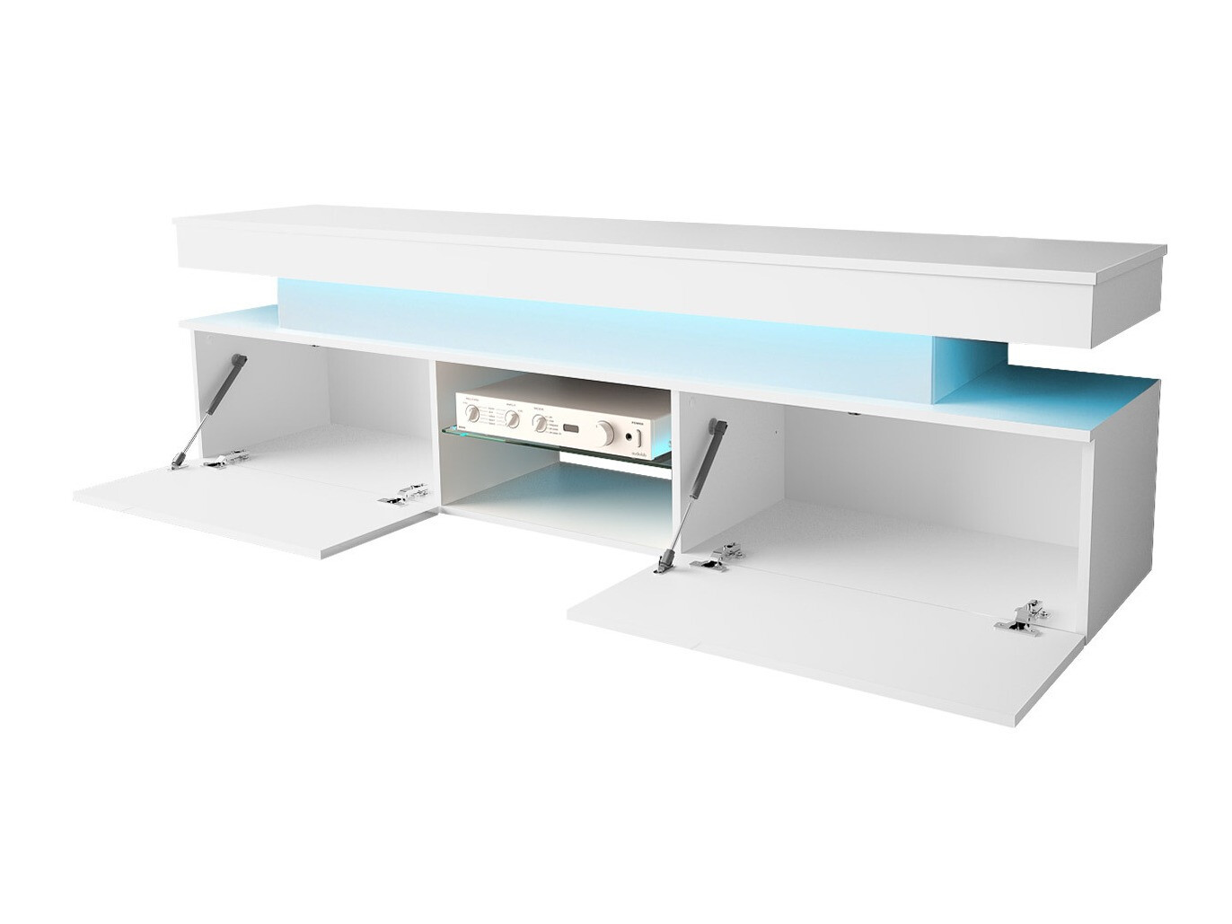 Set za dnevni boravak Monfero 105 (Crna + Sjajno crna)