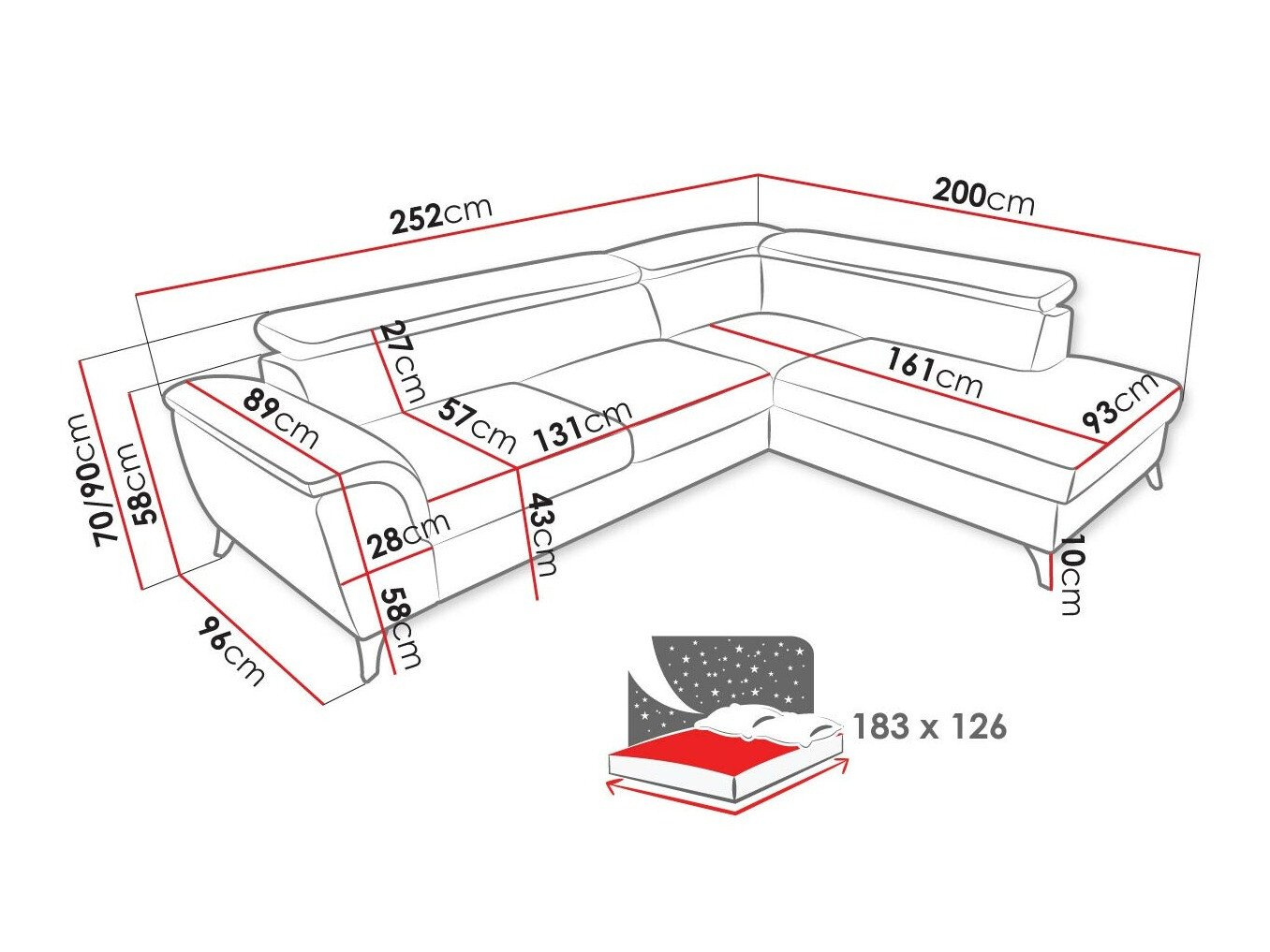 Kutna garnitura Lincoln 178 (Barrel 97)