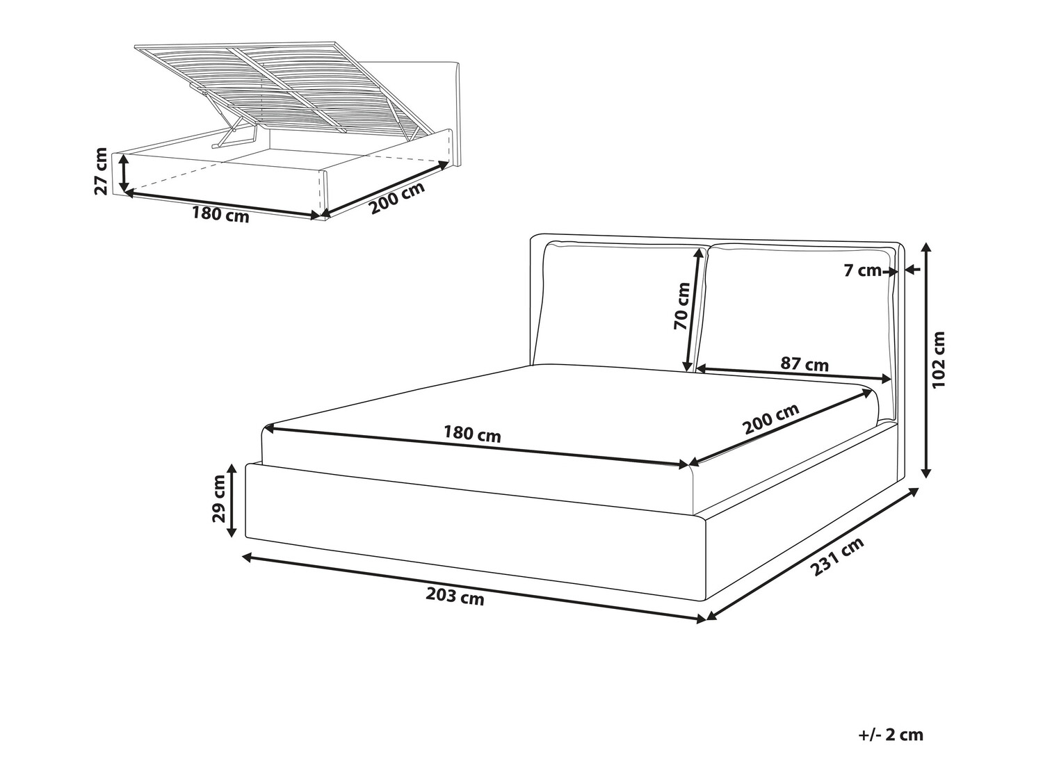Krevet Berwyn 534 (Zelena)