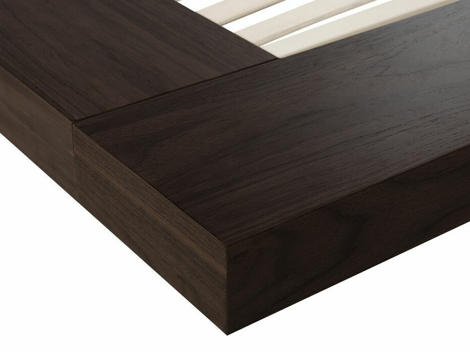 Krevet Berwyn 541 (Tamno drvo) S noćnim ormarićima