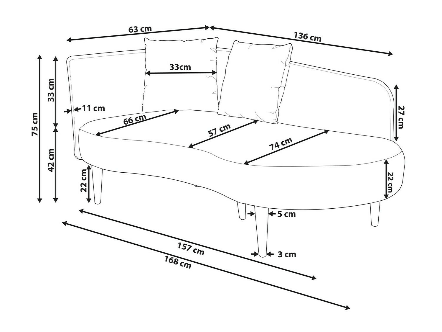 Ležaj Berwyn 537 (Ružičasta)