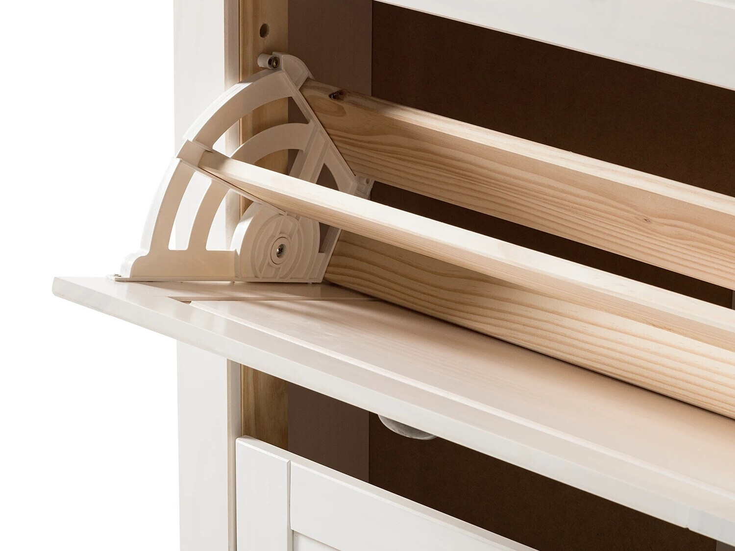 Ormarić za cipele Etviri 103 (Bijela + Siva)