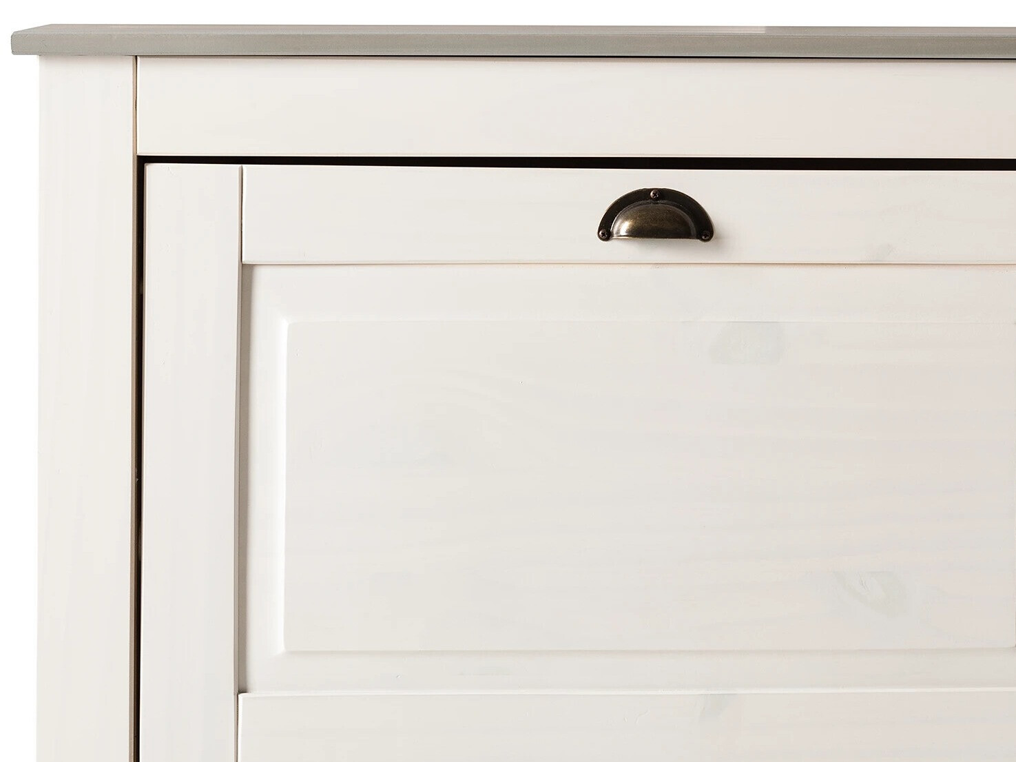 Ormarić za cipele Etviri 103 (Bijela + Siva)