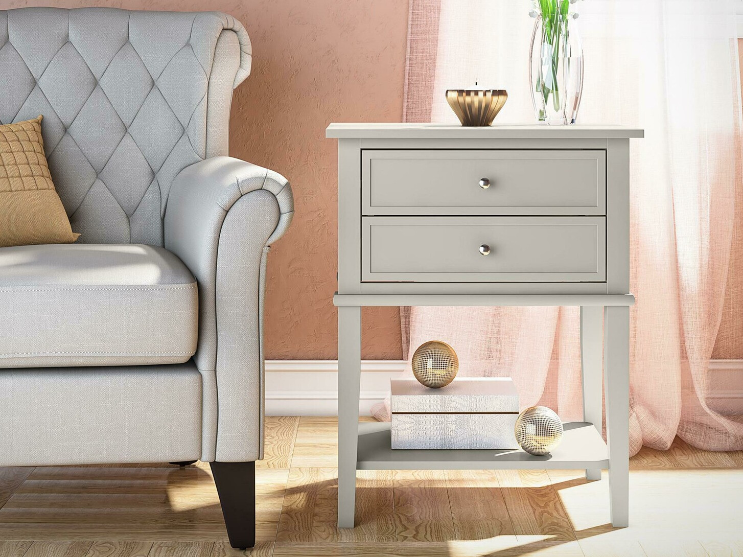 Pomoćni stolić Sonfivo 107 (Taupe)