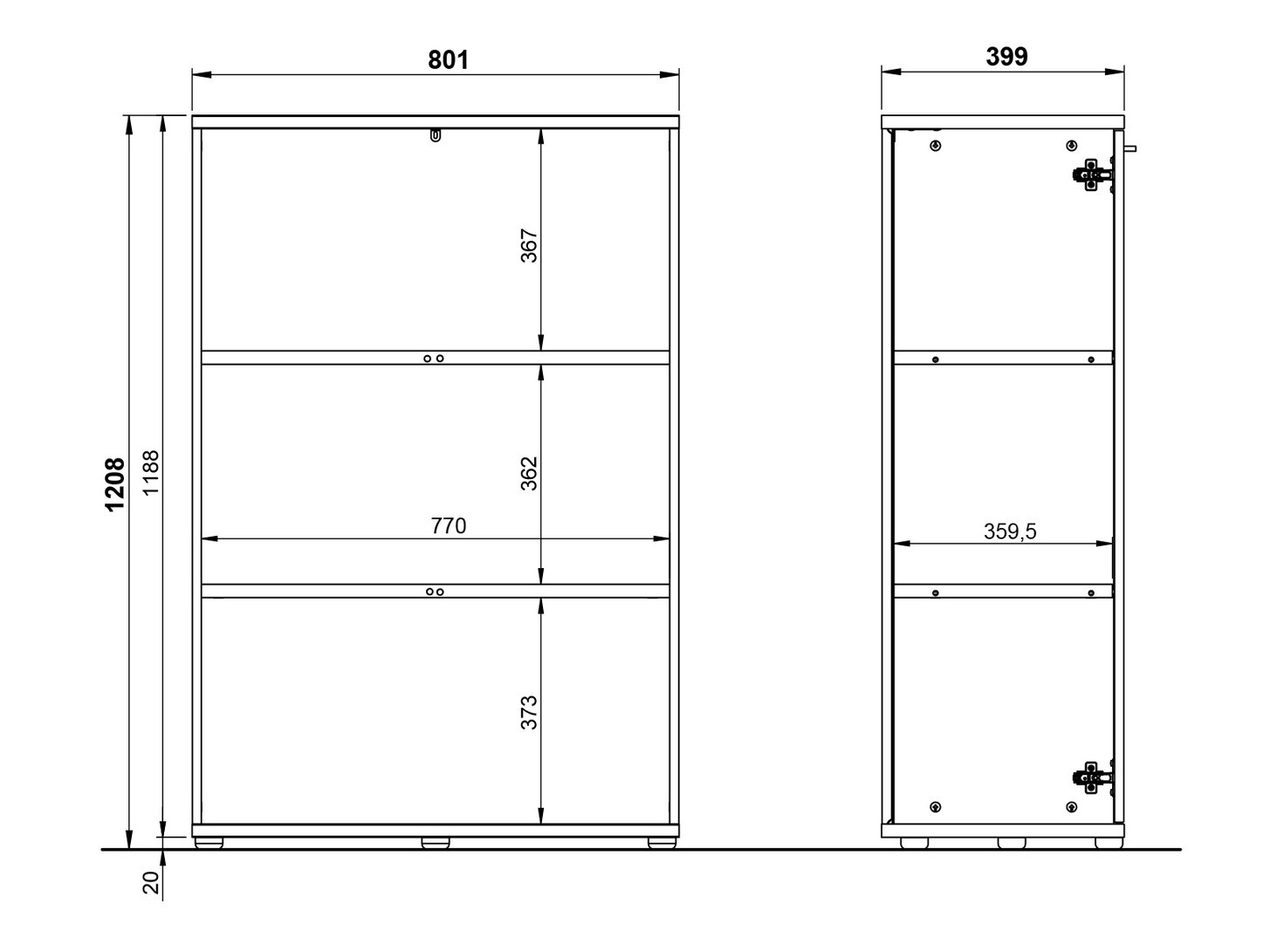 Uredski set Vertali 104