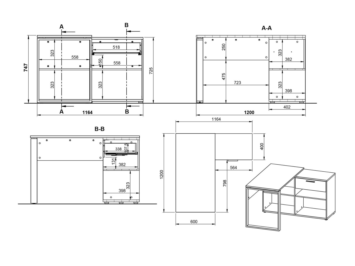 Uredski set Vertali 104