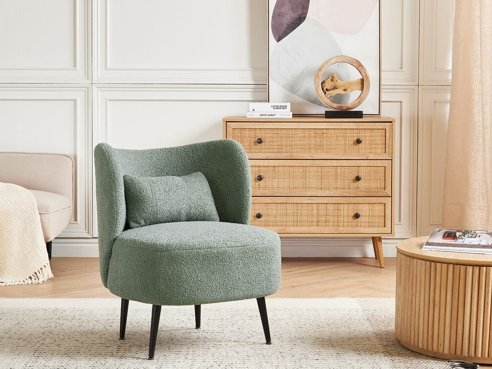 Fotelja Berwyn 570 (Zelena + Crna)